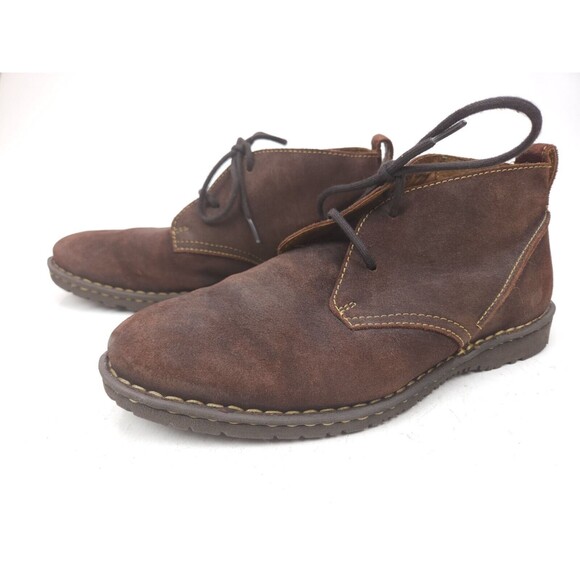 MEN\'S Sz 9.5  Born Genuine Suede McNeil Collection Lace-Up Chukka  Dark Brown main image 7